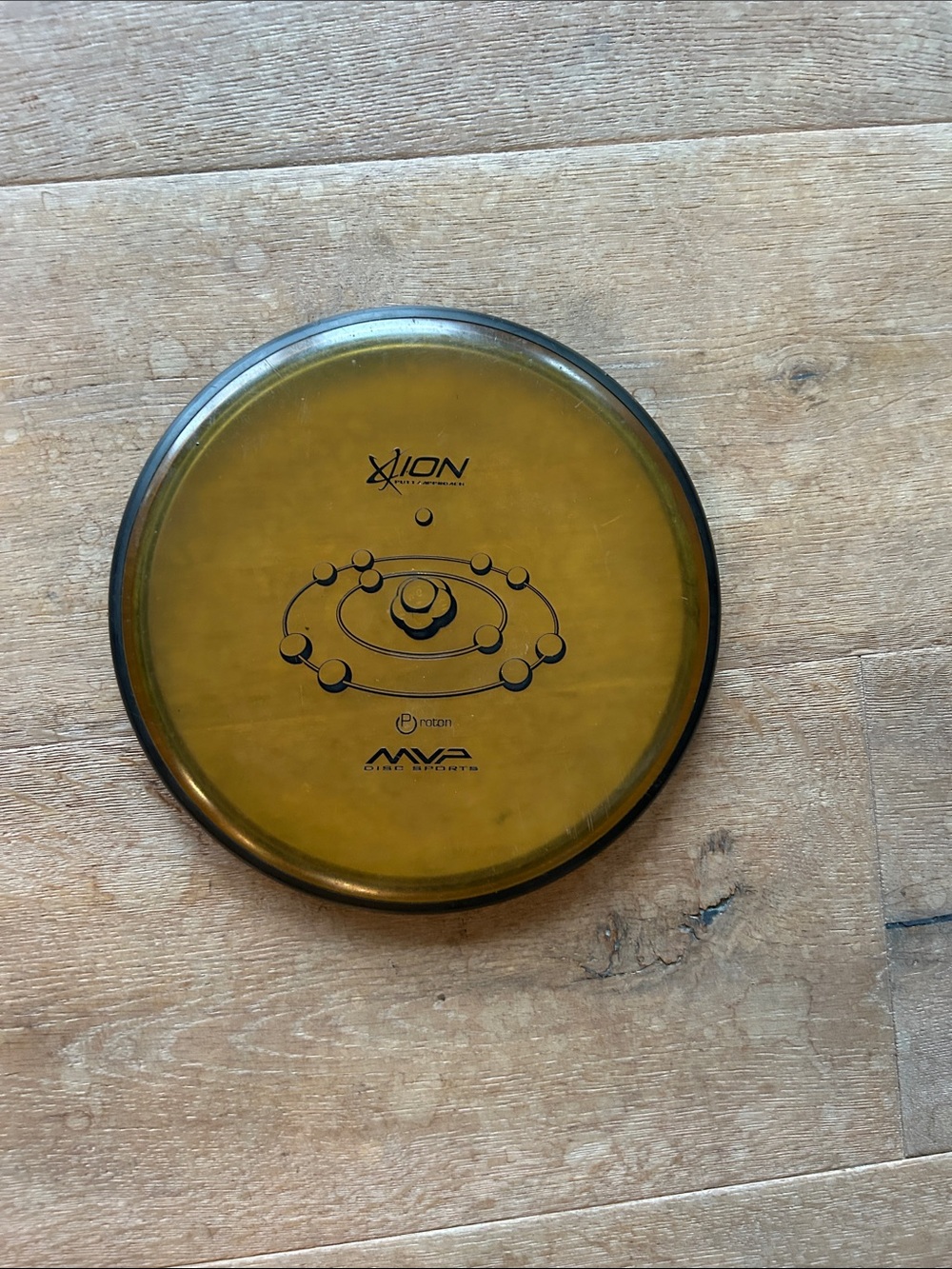 MVP Ion Proton Disc Golf Driver - Amber Yellow